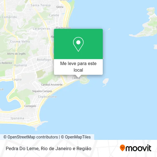 Pedra Do Leme mapa