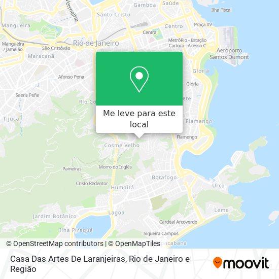 Casa Das Artes De Laranjeiras mapa