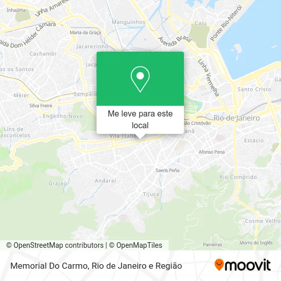 Memorial Do Carmo mapa