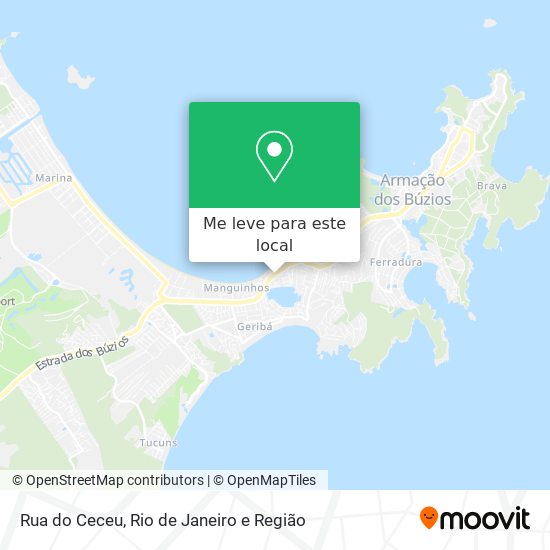 Rua do Ceceu mapa