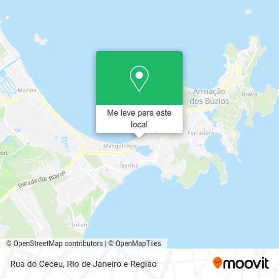 Rua do Ceceu mapa