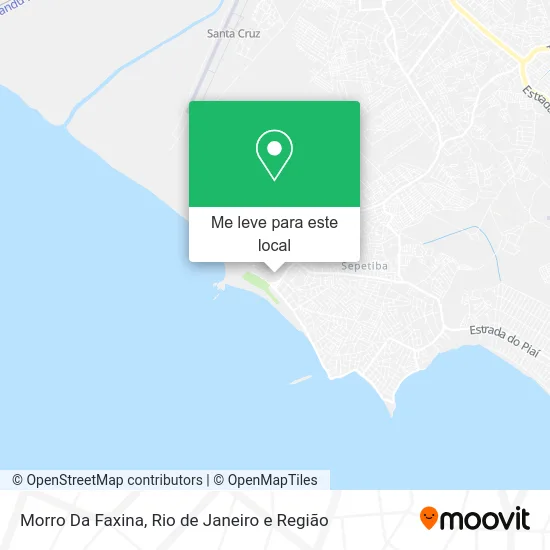 Morro Da Faxina mapa