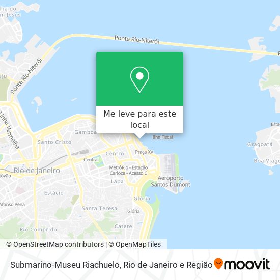 Submarino-Museu Riachuelo mapa