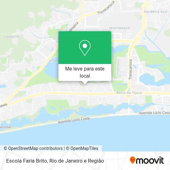 Escola Faria Brito mapa
