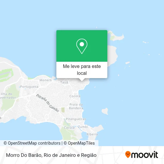 Morro Do Barão mapa
