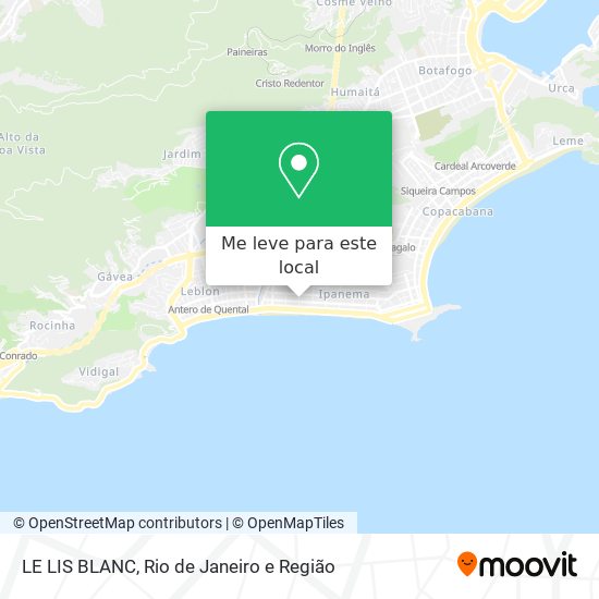 LE LIS BLANC mapa