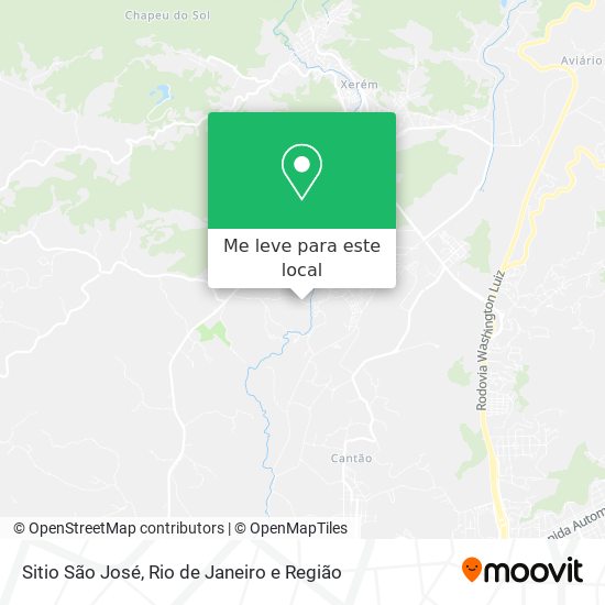 Sitio São José mapa