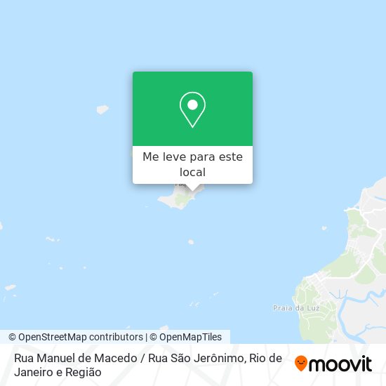 Rua Manuel de Macedo / Rua São Jerônimo mapa