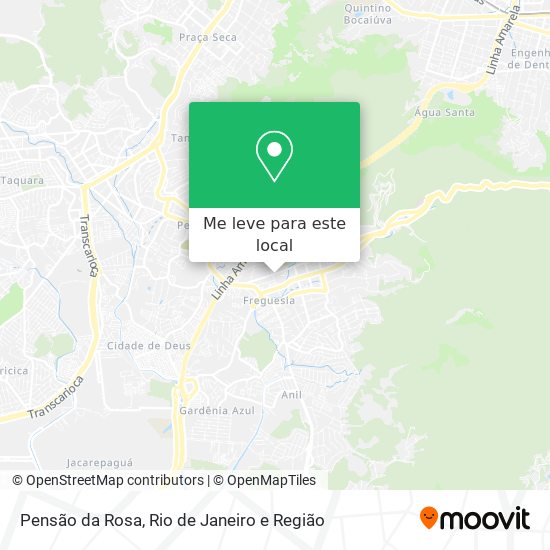 Pensão da Rosa mapa