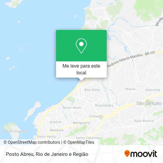 Posto Abreu mapa