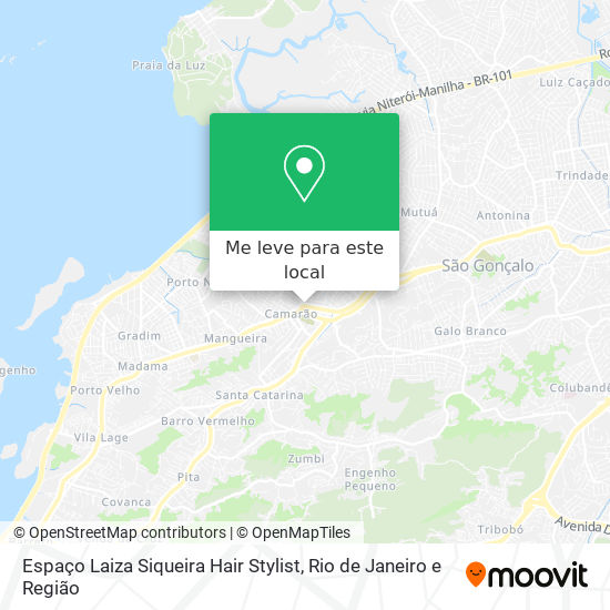 Espaço Laiza Siqueira Hair Stylist mapa