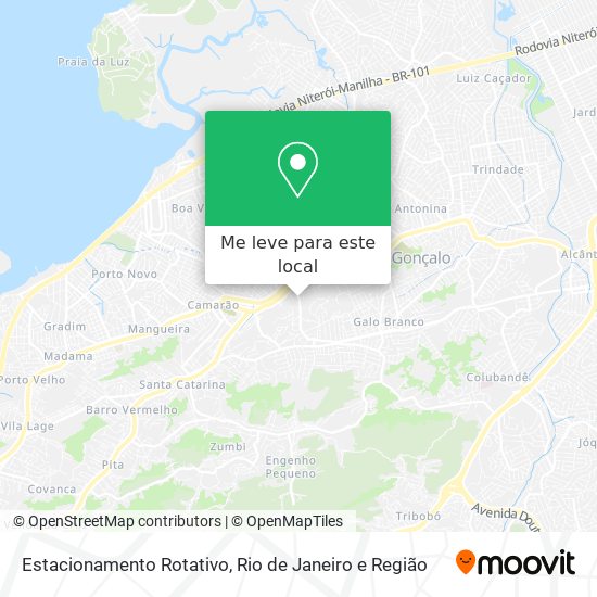 Estacionamento Rotativo mapa