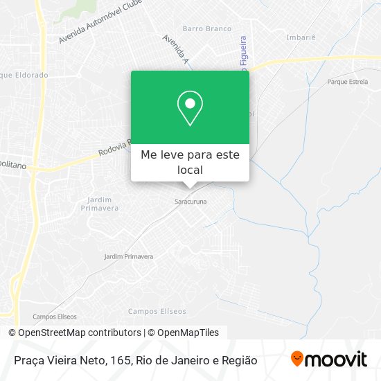 Praça Vieira Neto, 165 mapa