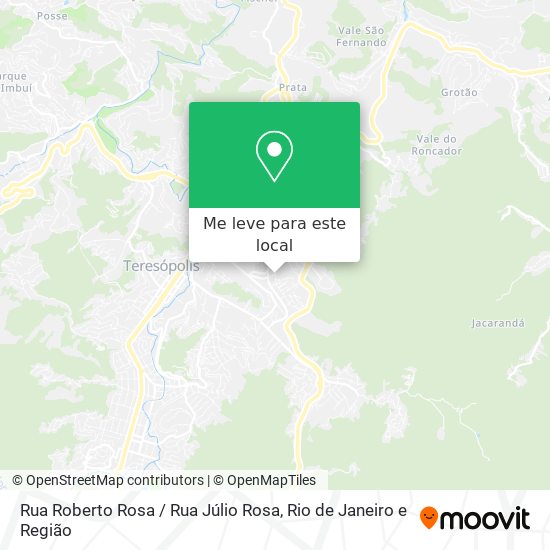 Rua Roberto Rosa / Rua Júlio Rosa mapa