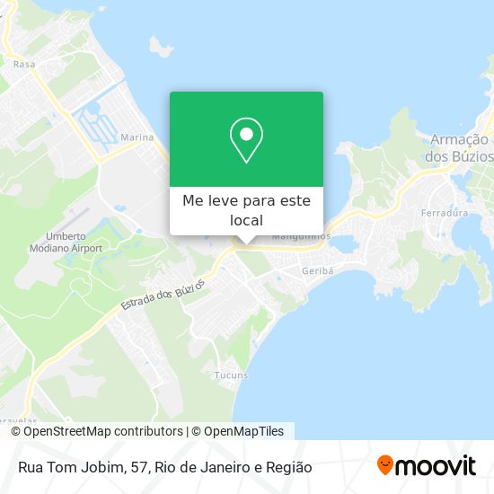 Rua Tom Jobim, 57 mapa