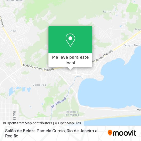 Salão de Beleza Pamela Curcio mapa
