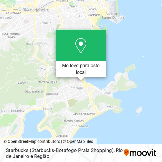 Starbucks (Starbucks-Botafogo Praia Shopping) mapa