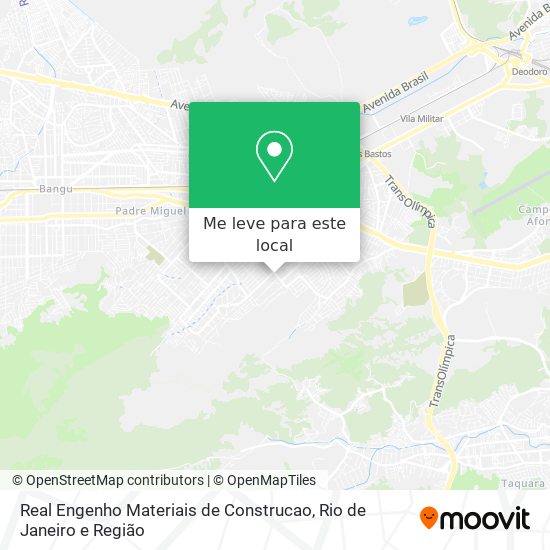 Real Engenho Materiais de Construcao mapa