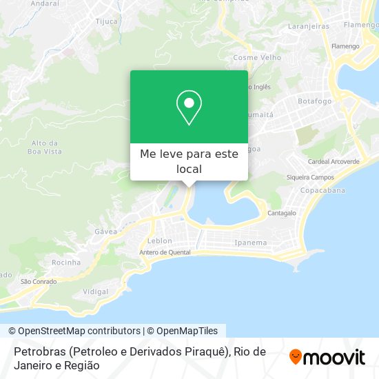 Petrobras (Petroleo e Derivados Piraquê) mapa