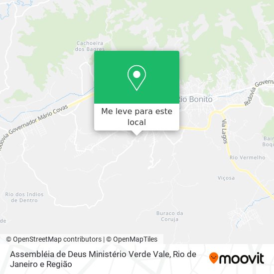 Assembléia de Deus Ministério Verde Vale mapa