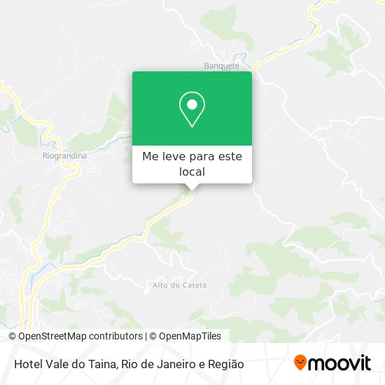 Hotel Vale do Taina mapa
