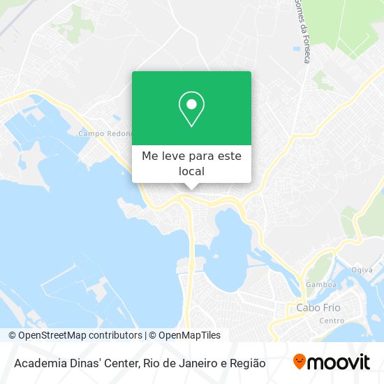 Academia Dinas' Center mapa