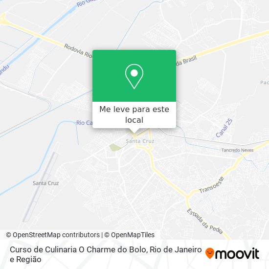 Curso de Culinaria O Charme do Bolo mapa