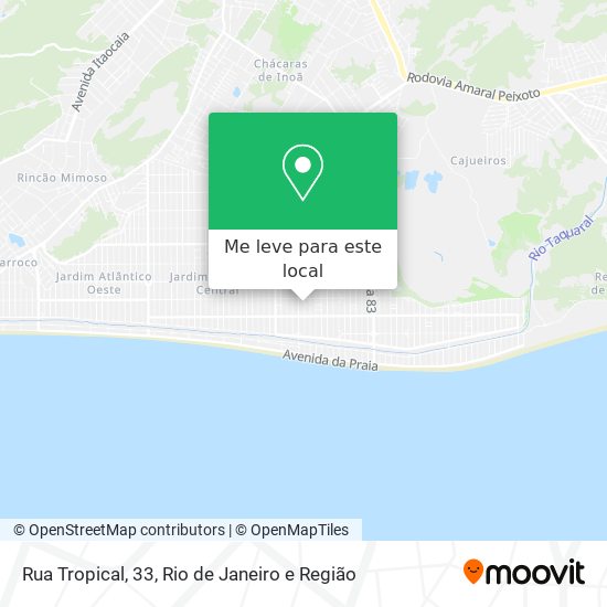 Rua Tropical, 33 mapa