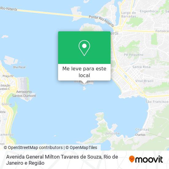 Avenida General Milton Tavares de Souza mapa