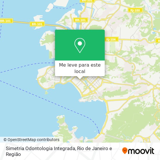 Simetria Odontologia Integrada mapa