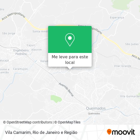 Vila Camarim mapa