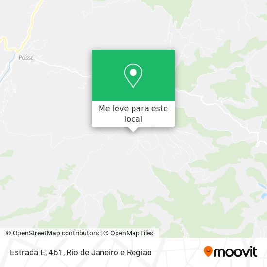 Estrada E, 461 mapa