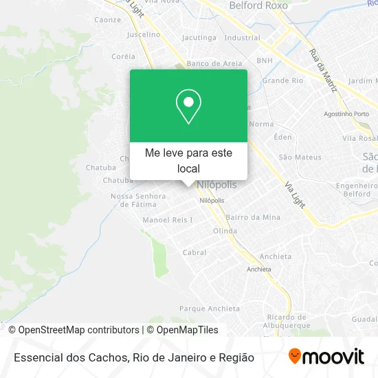 Essencial dos Cachos mapa