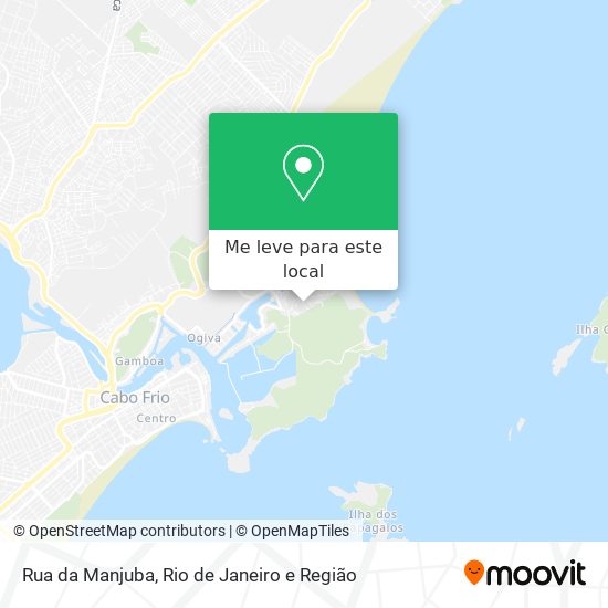 Rua da Manjuba mapa