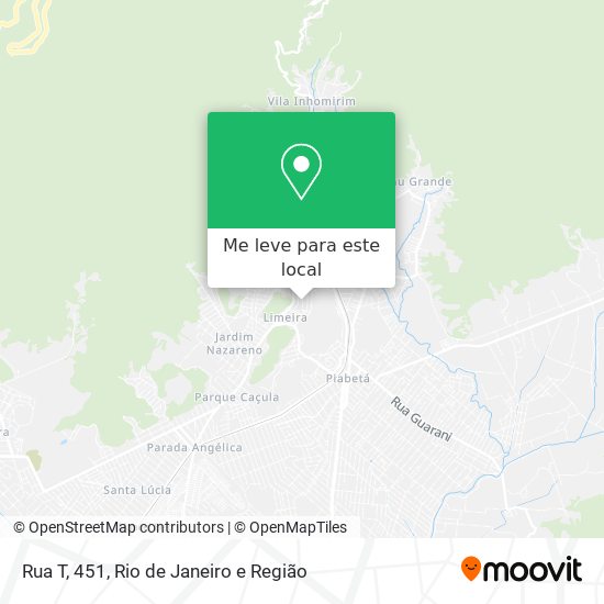 Rua T, 451 mapa