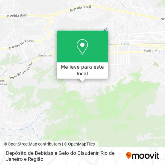 Depósito de Bebidas e Gelo do Claudenir mapa