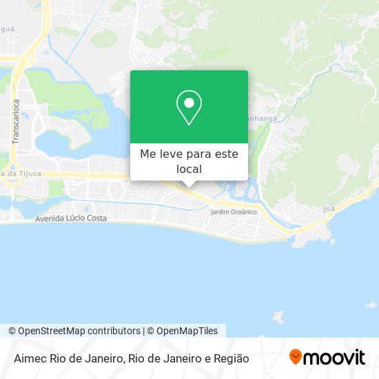 Aimec Rio de Janeiro mapa