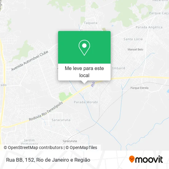 Rua BB, 152 mapa