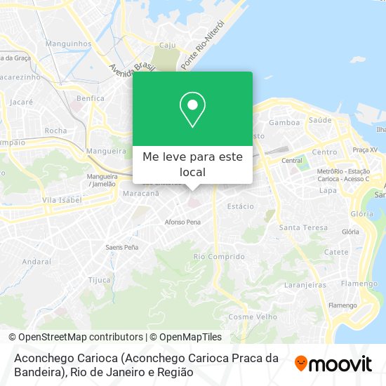 Aconchego Carioca (Aconchego Carioca Praca da Bandeira) mapa