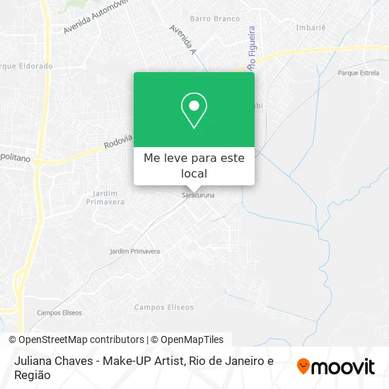 Juliana Chaves - Make-UP Artist mapa