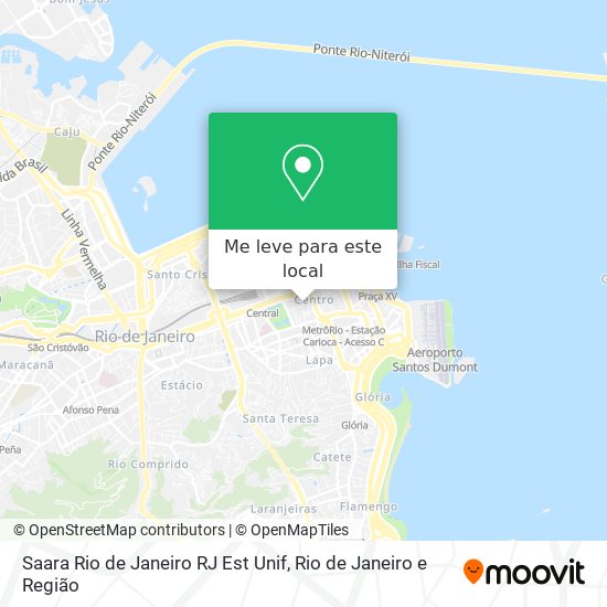 Saara Rio de Janeiro RJ Est Unif mapa