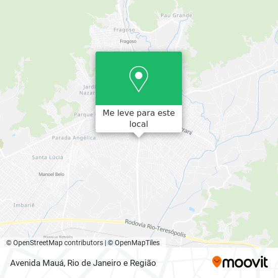Avenida Mauá mapa