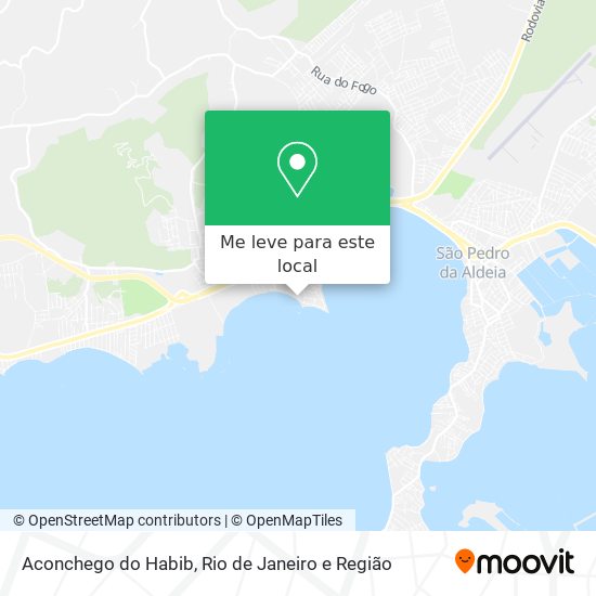 Aconchego do Habib mapa