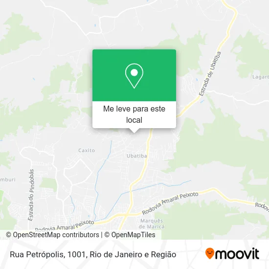 Rua Petrópolis, 1001 mapa