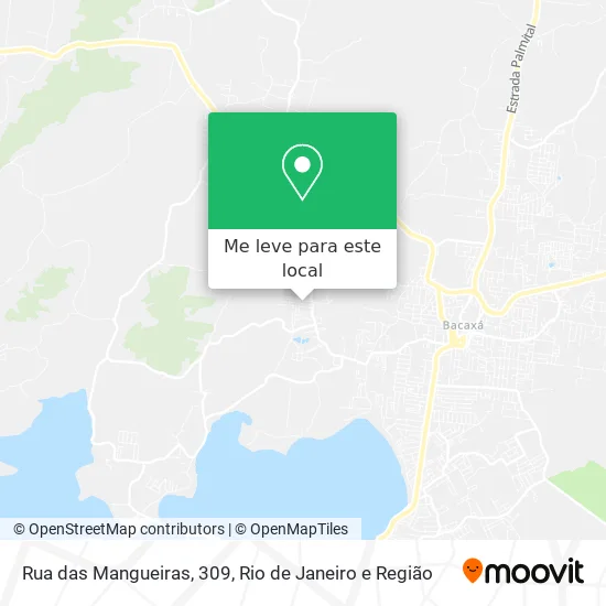 Rua das Mangueiras, 309 mapa