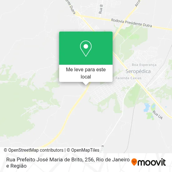 Rua Prefeito José Maria de Brito, 256 mapa