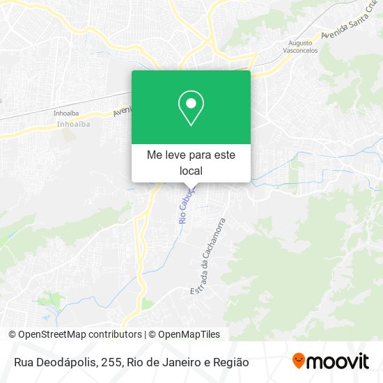 Rua Deodápolis, 255 mapa