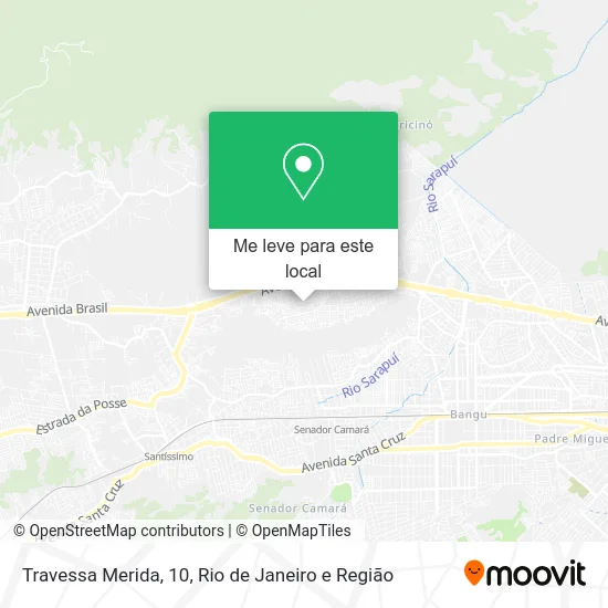 Travessa Merida, 10 mapa