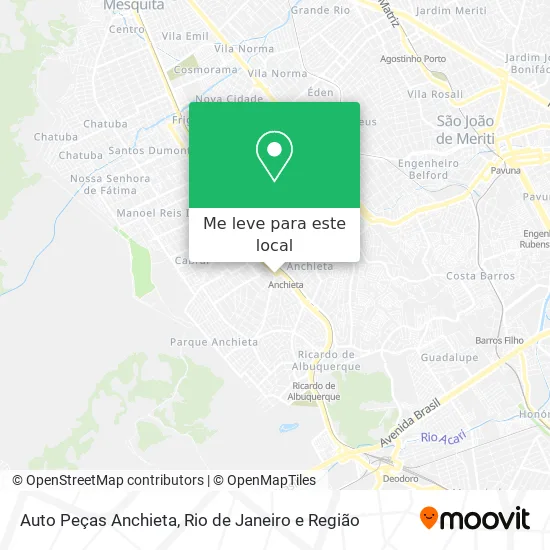 Auto Peças Anchieta mapa