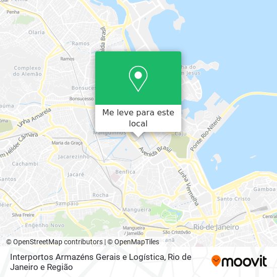 Interportos Armazéns Gerais e Logística mapa